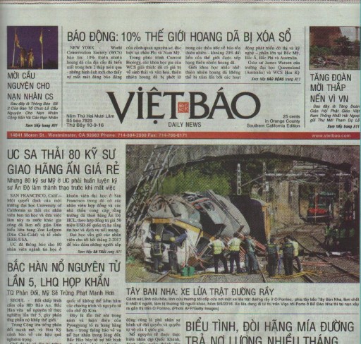Media Scan for Viet Bao - Los Angeles