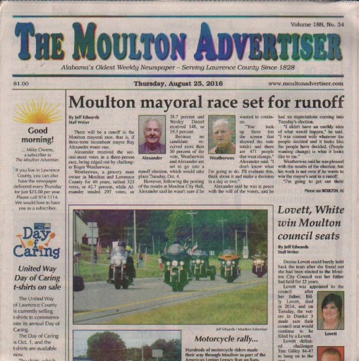 Media Scan for Moulton Advertiser
