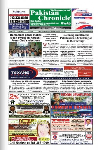 Media Scan for Pakistan Chronicle