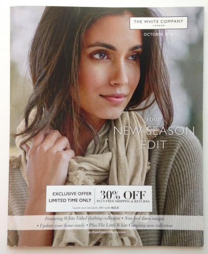 Media Scan for The White Company Catalog Blow-In