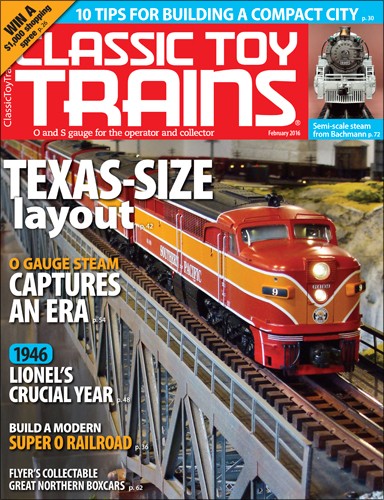Media Scan for Classic Toy Trains E-Newsletter