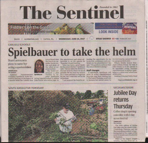 Media Scan for Carlisle Daily Sentinel