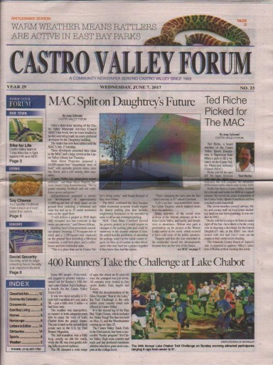 Media Scan for Castro Valley Forum