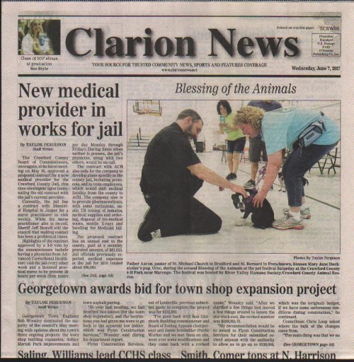 Media Scan for Clarion News/Midweek