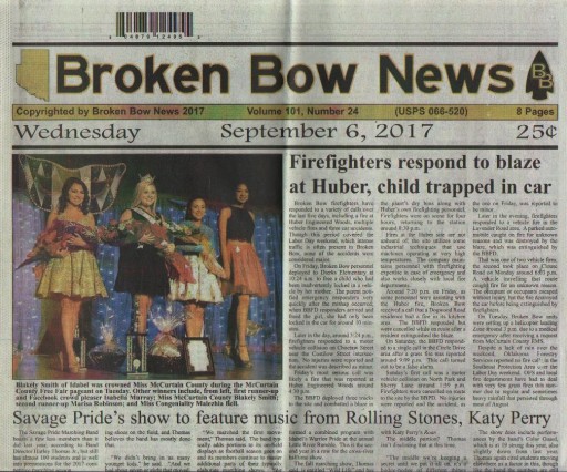 Media Scan for Broken Bow News