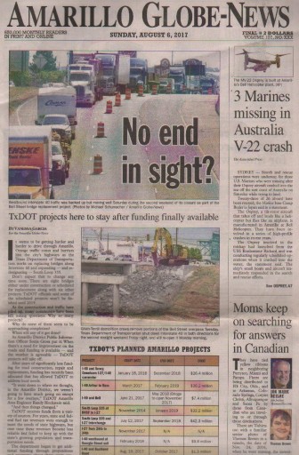Media Scan for Amarillo Globe-News