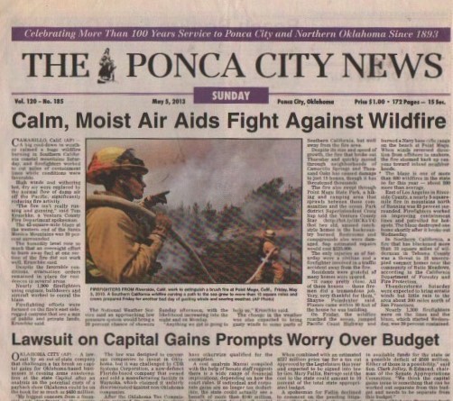 Media Scan for Ponca City News