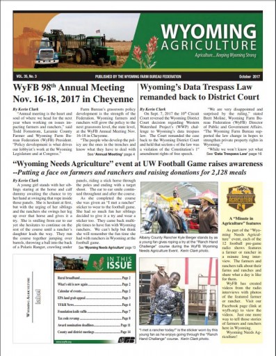 Media Scan for Wyoming Agriculture