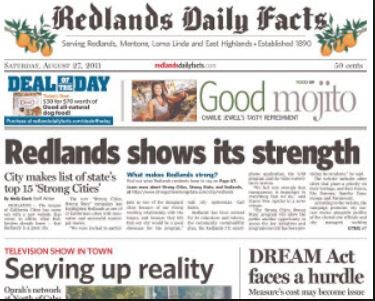 Media Scan for Redlands Daily Facts