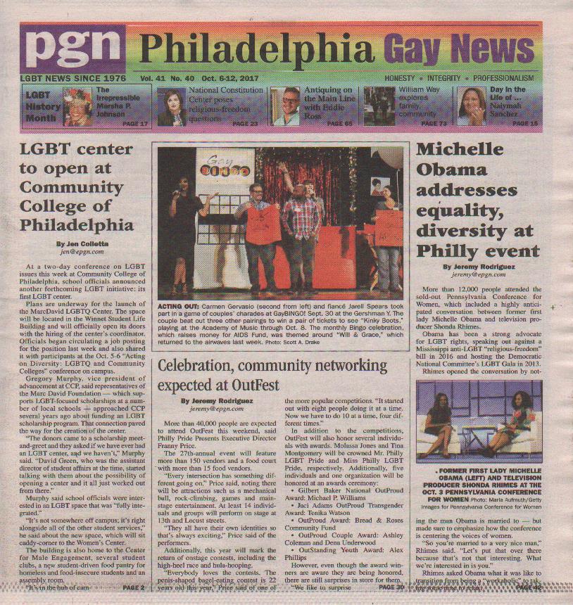 Philadelphia Gay News | Connections