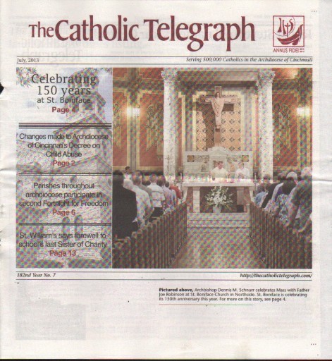 Media Scan for Cincinnati Catholic Telegraph