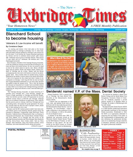 Media Scan for Uxbridge Times Journal