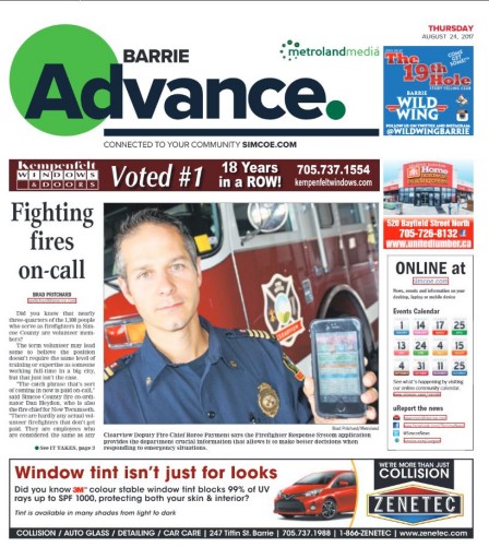 Media Scan for Barrie Advance- Ontario