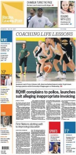 Media Scan for Regina Leader Post