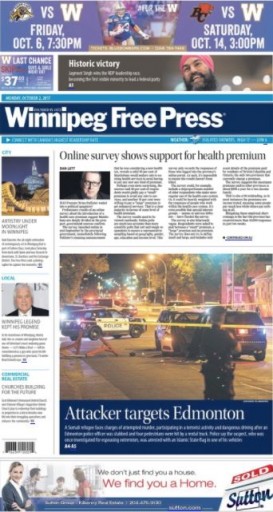Media Scan for Winnipeg Free Press