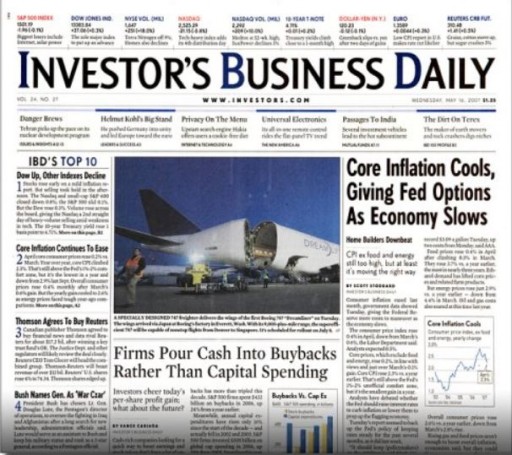 Media Scan for Investor&#039;s Business Daily